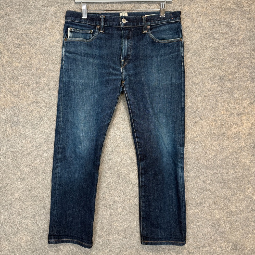 Hiroshi Kato The Pen Slim Selvedge Denim Jeans Mens 33 (fits 32x26) Short Inseam